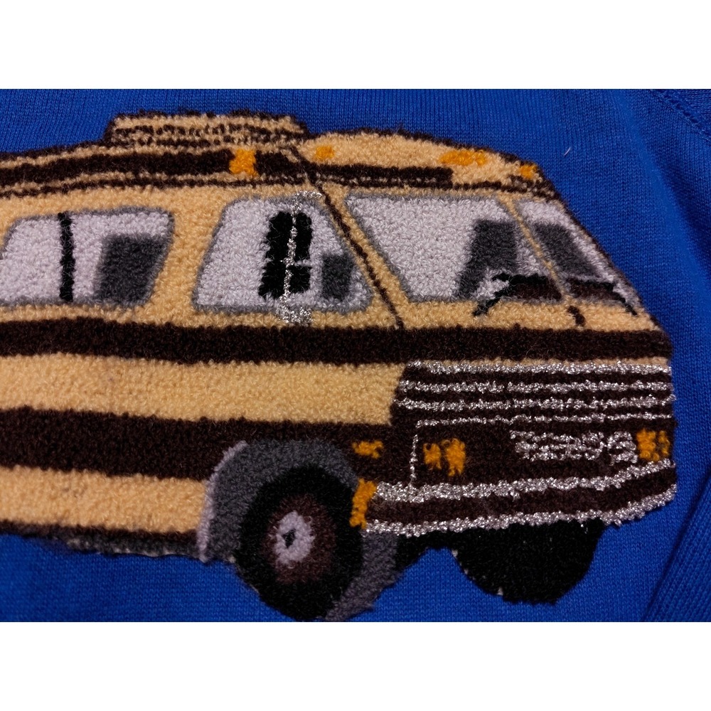 Vintage 1980s HANES Apollo RV Motorhome Applique Patch Sweatshirt Made USA XL - Picture 6 of 11